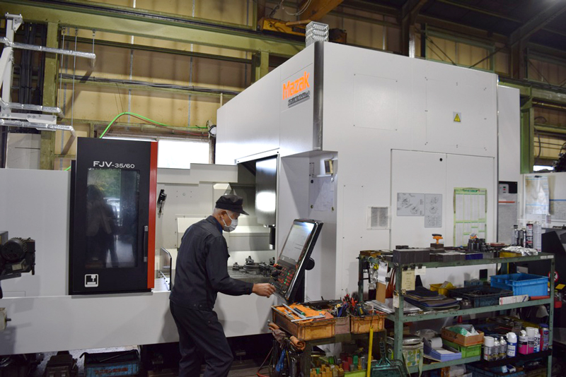 満日、大物加工を一貫　MC導入、試作・検査受注