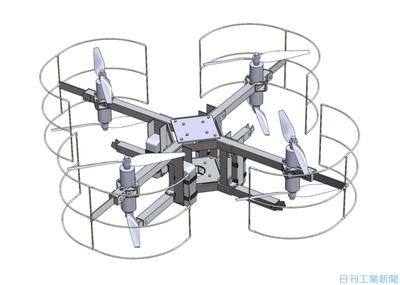 ターボブレード ドローン受託設計 最大１００キログラム搬送の中型に照準 ロボット ニュース 日刊工業新聞 電子版