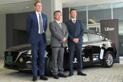 ウーバージャパン、広島市でタクシー配車サービス 2社と提携  商社