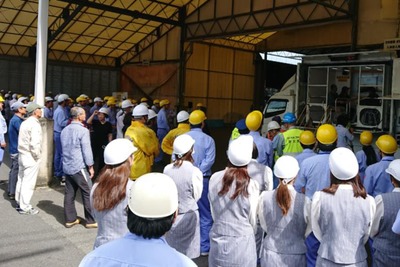 フクビ化学 地域と合同で防災訓練 社員350人 住民23人参加 地域経済 ニュース 日刊工業新聞 電子版